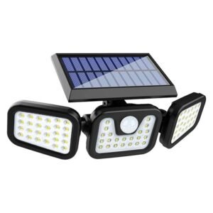 Led Bright Solar Lights Outdoor,74 Led Solar Motion Sensor Lights Outdoor, 3 Adjustable Heads Solar Security Lights