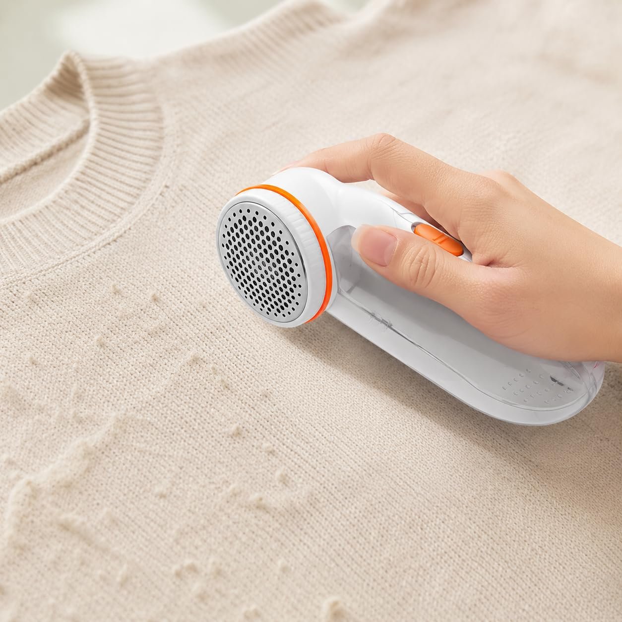 Lint Remover with Cord, for Woolen Sweaters, Blankets, Jackets/Burr Remover Pill Remover from Carpets, Curtains - Image 4
